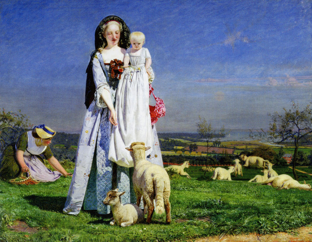 Ford Madox Brown - 'The Pretty Baa-Lambs'