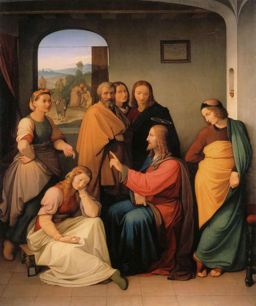 Friedrich Overbeck - Christ in the House of Mary and Martha
