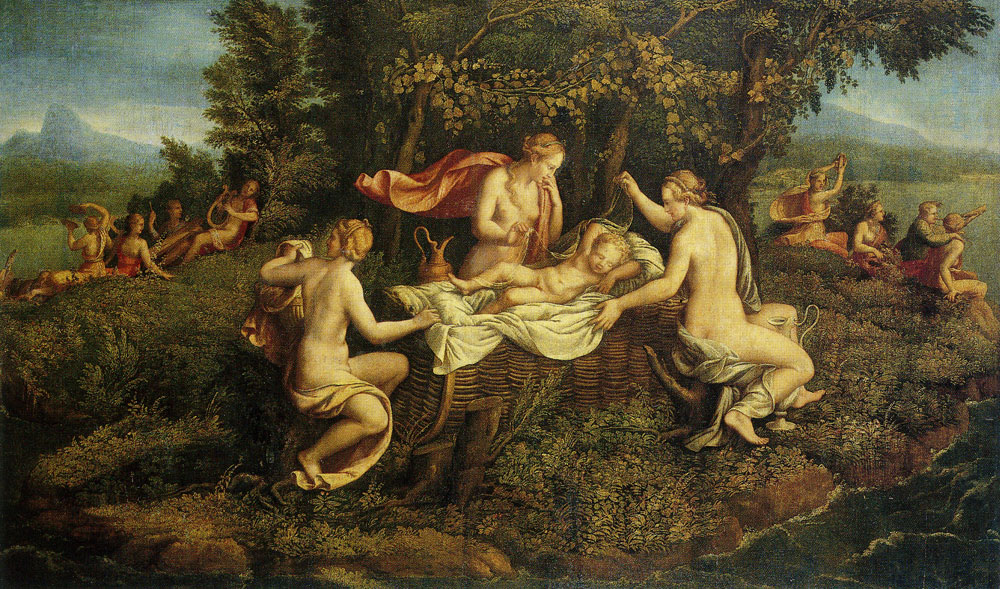 Giulio Romano - The Infancy of Jupiter