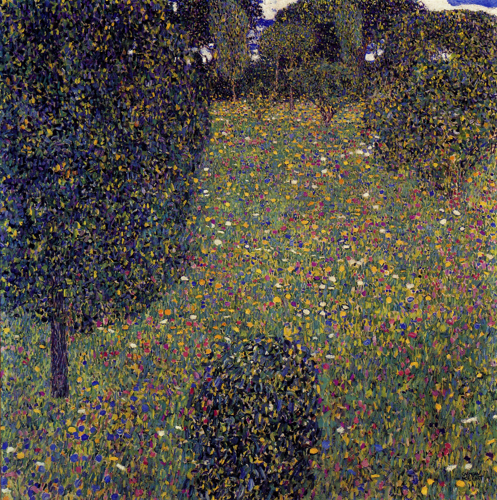 Gustav Klimt - Garden Landscape (Blooming Meadow)