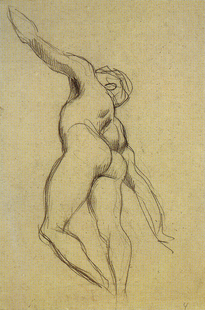 Gustav Klimt - Floating Male Nude