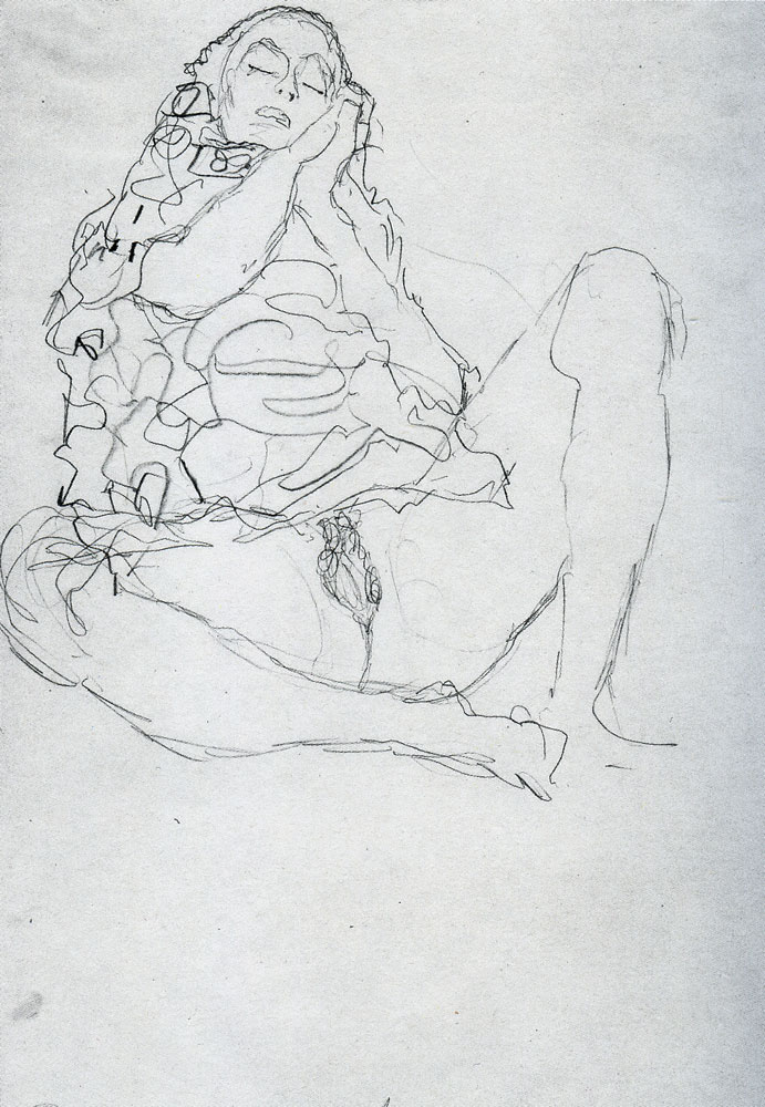 Gustav Klimt - Study for The Maiden