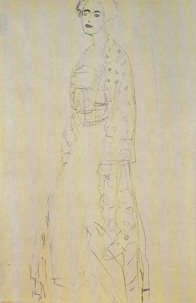 Gustav Klimt - Study for the Portrait of Margaret Stonborough-Wittgenstein
