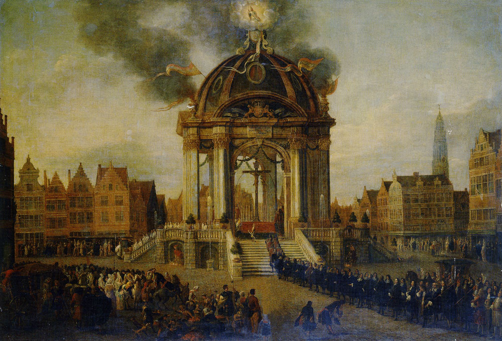 Hendrik van Minderhout - Altar on the Meir in Honour of the Siege of Antwerp, 1585