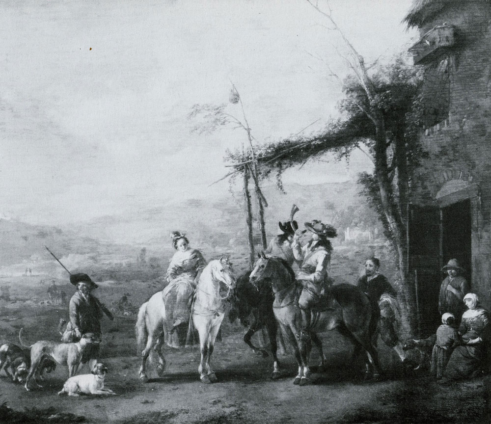 Johannes Lingelbach - A hunting party