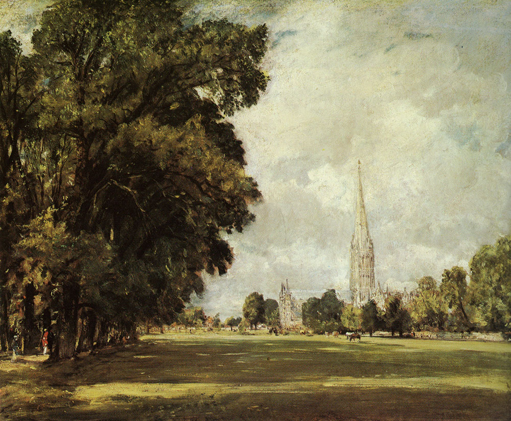 John Constable - A View of Salisbury Cathedral
