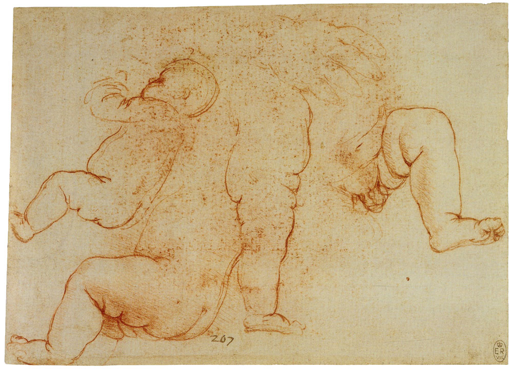 Leonardo da Vinci - Studies of a Baby
