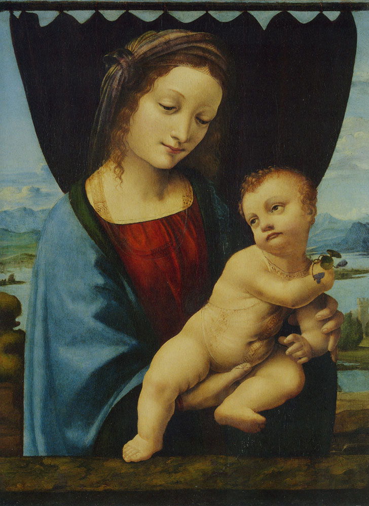Marco d'Oggiono - Virgin and Child ('The Madonna of the Violets')