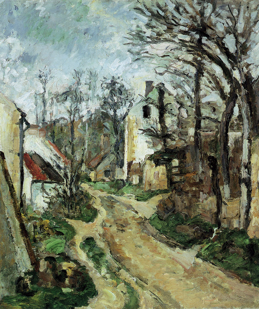 Paul Cézanne - Road at Auvers-sur-Oise (rue de Pilonnes)