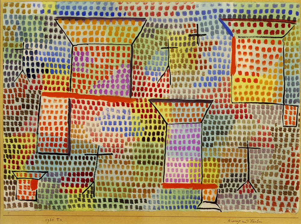 Paul Klee - Crosses and Columns