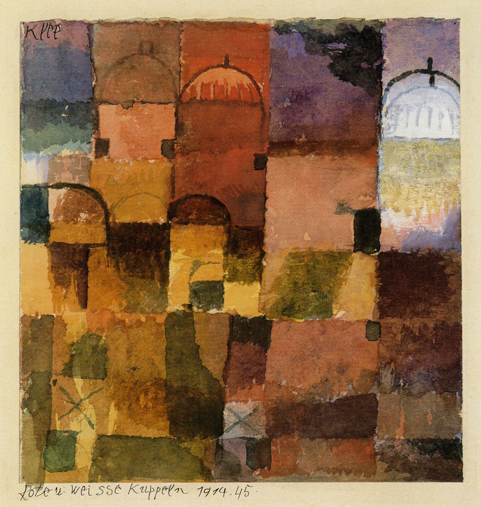 Paul Klee - Red and White Domes