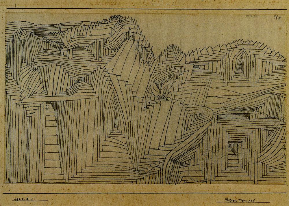 Paul Klee - Rock-Cut Temple