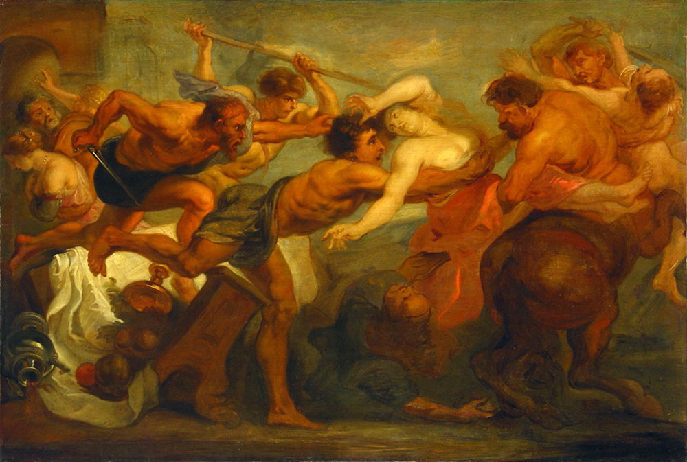 Copy after Peter Paul Rubens - The Rape of Hippodamia