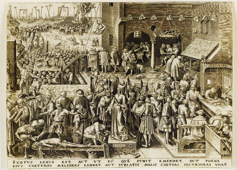 Philips Galle after Pieter Bruegel - Justice