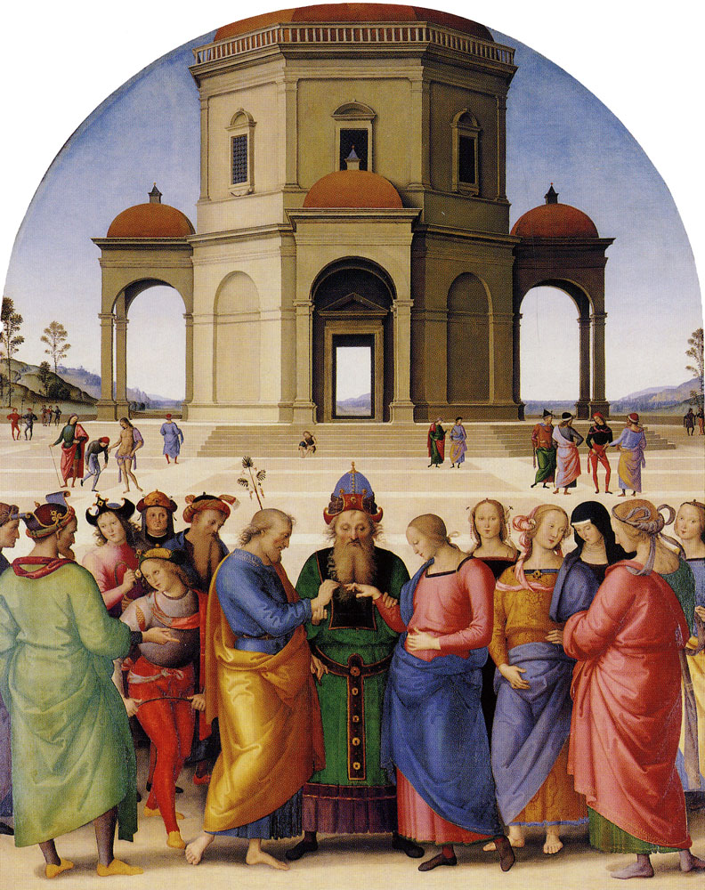 Pietro Perugino - The Betrothal of the Virgin