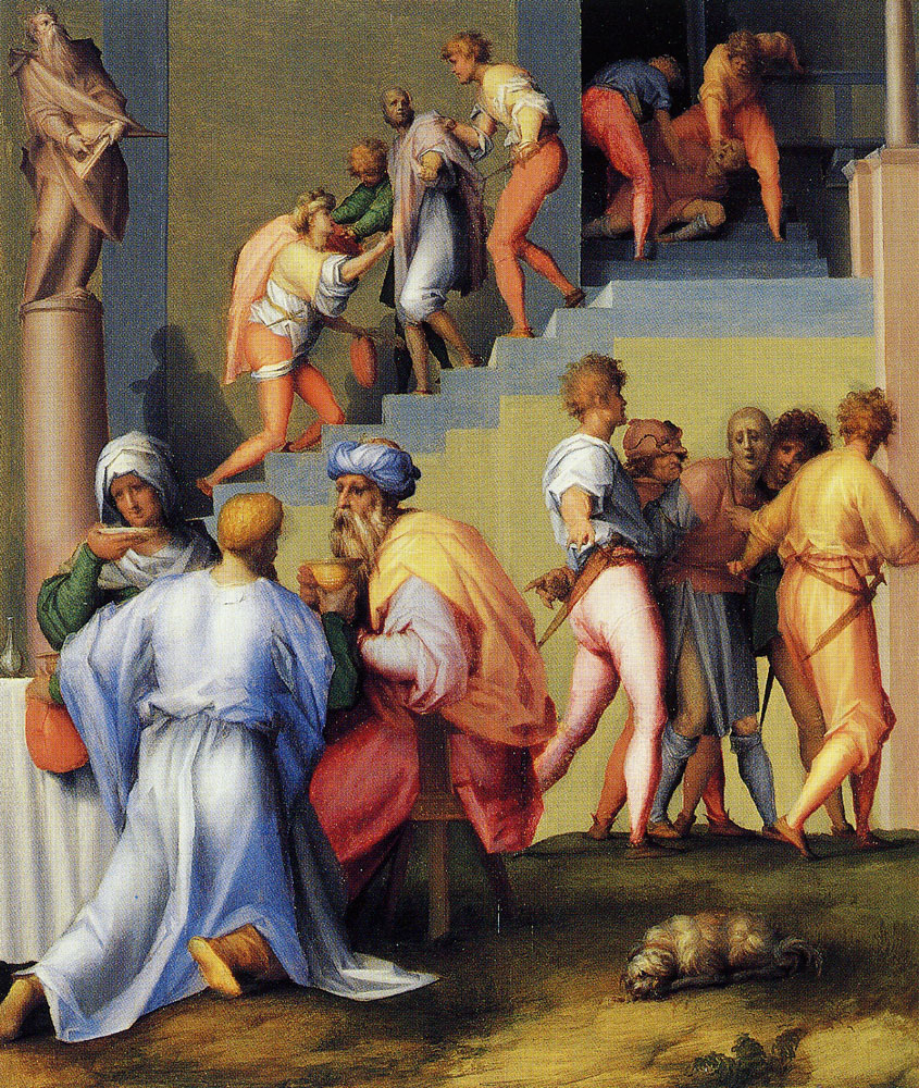 Pontormo - Pharaoh with his Butler and Baker