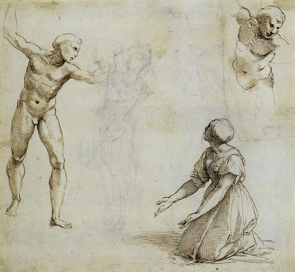 Raphael - Study for the Judgement of Solomon