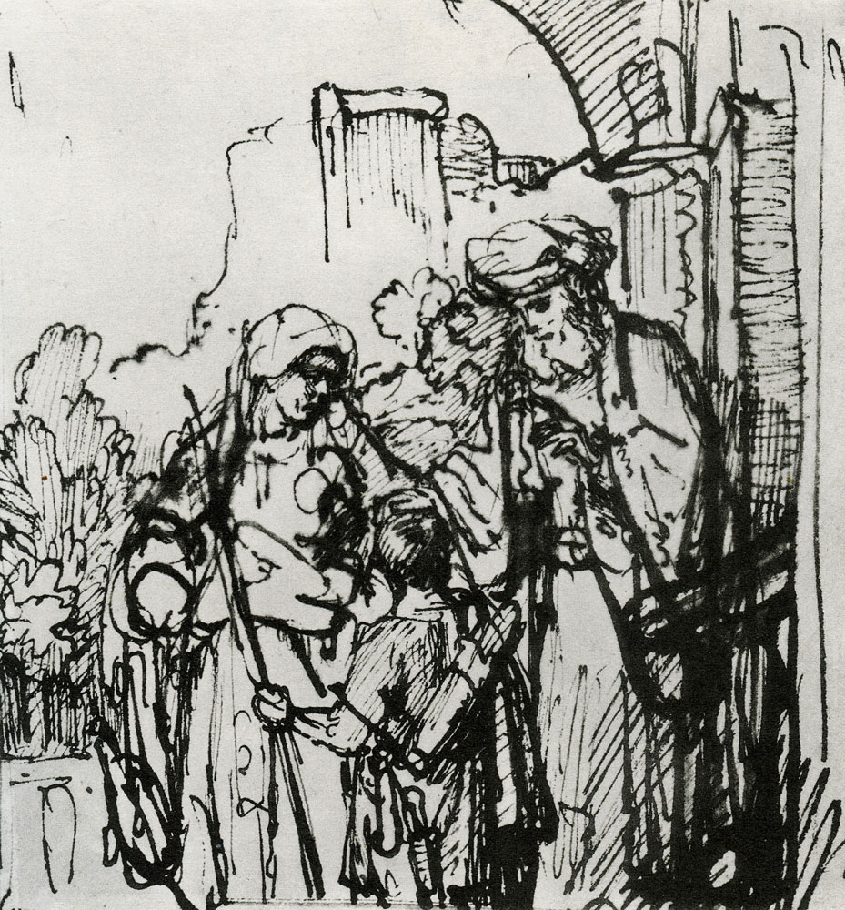 Rembrandt - The Dismissal of Hagar