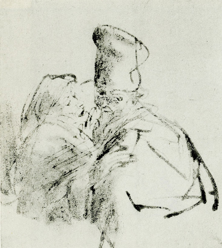 Rembrandt - Man and Woman in Discussion