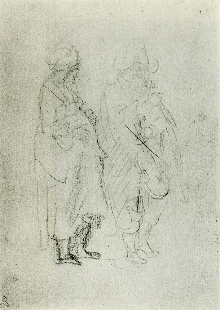 Rembrandt - Study of a Pregnant Woman