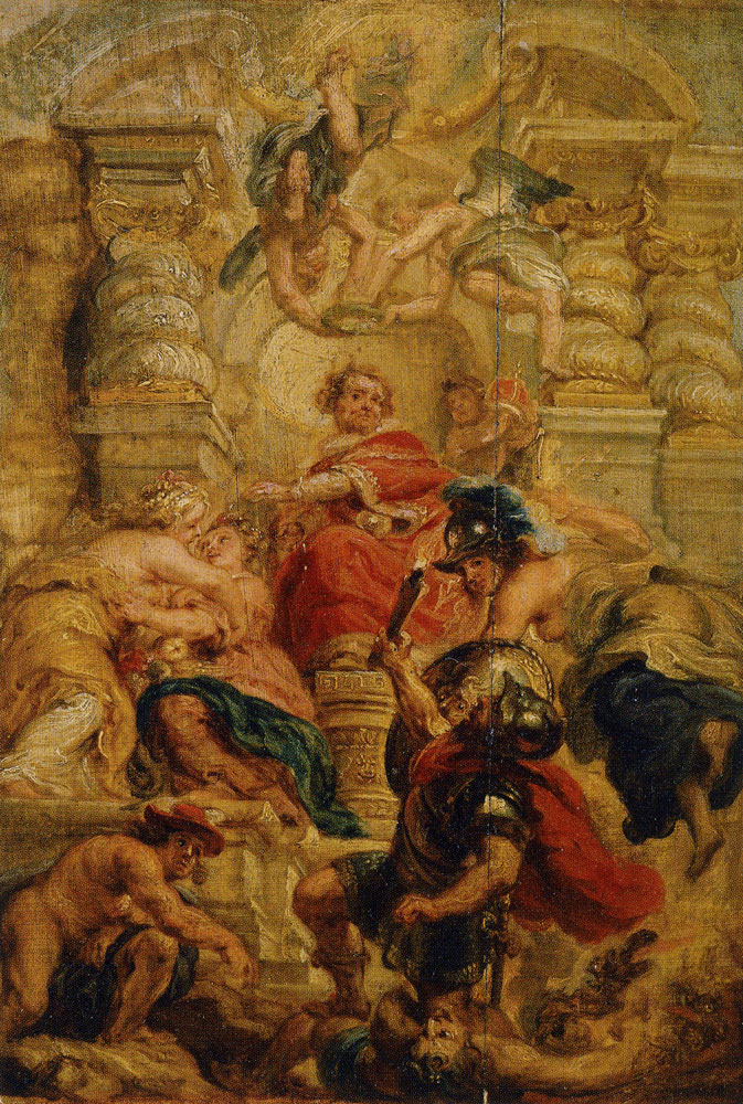 School of Peter Paul Rubens - The Wise Rule of King James I