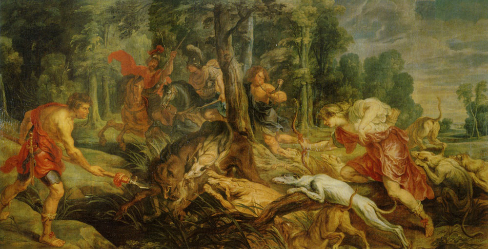 Workshop of Peter Paul Rubens and Theodoor van Thulden - Meleager and Atalanta