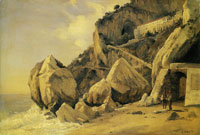 Jean-Baptiste-Camille Corot Rocks