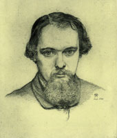 Dante Gabriel Rossetti Self-portrait