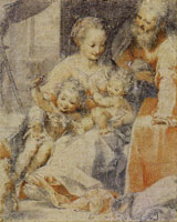 Federico Barocci Drawing of the Madonna del Gatto