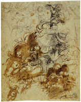 Federico Barocci Sketches for the Madonna del Gatto
