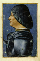 Giovanni Ambrogio de Predis Portrait of Ludovico Maria Sforza