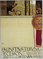 Gustav Klimt Poster for the First Secession Exhibition (censored version)