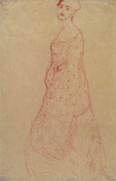 Gustav Klimt Study for the Portrait of Margaret Stonborough-Wittgenstein