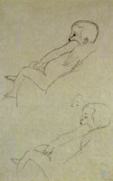 Gustav Klimt Two Studies of an Infant for the 
