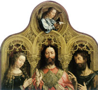 Jan Gossaert Christ Between the Virgin Mary and Saint John the Baptist