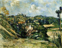 Paul Cézanne Houses at Pontoise, near Valhermeil