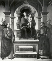 Pietro Perugino The Virgin and Child Enthroned with Saints