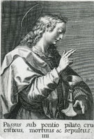 Raphael Sadeler after Maerten de Vos John the Evangelist