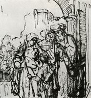 Rembrandt The Dismissal of Hagar