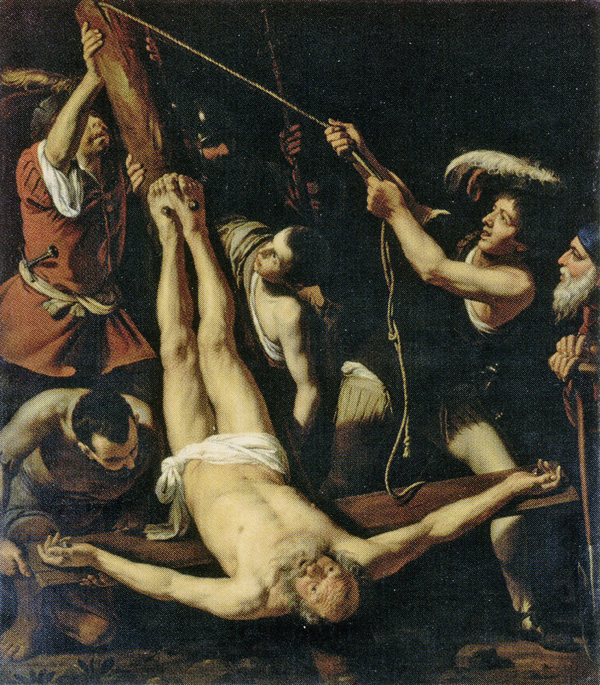 Follower of Caravaggio - The Crucifixion of Saint Peter