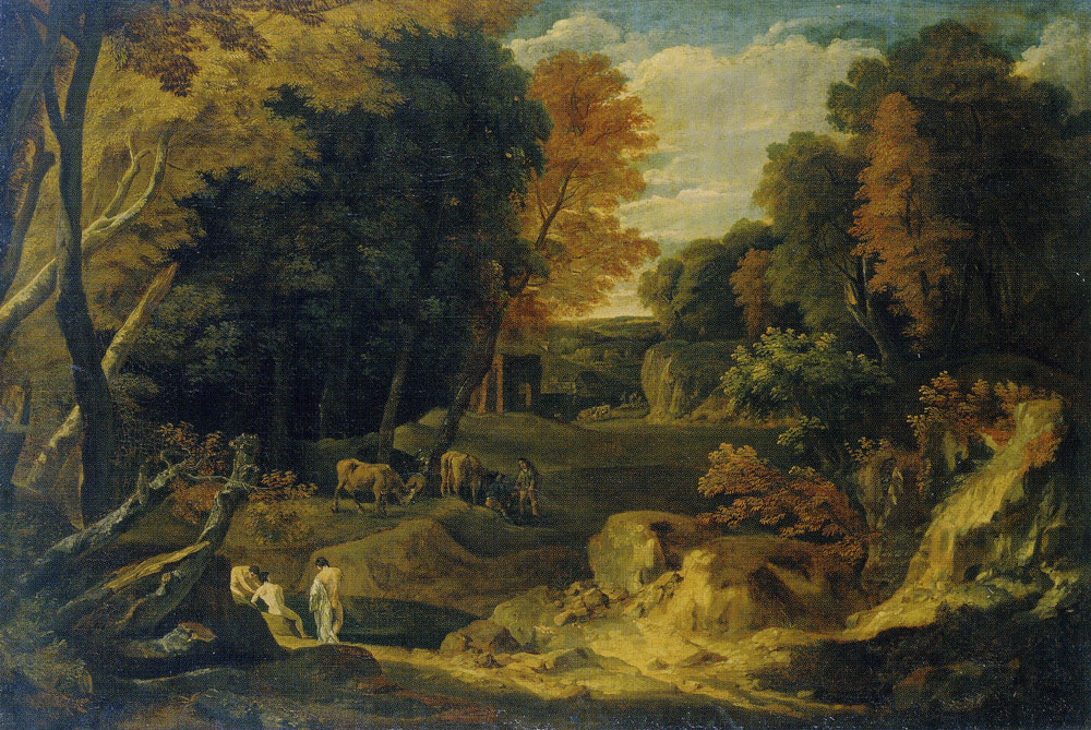 Cornelis Huysmans - Wooded Landscape with a River