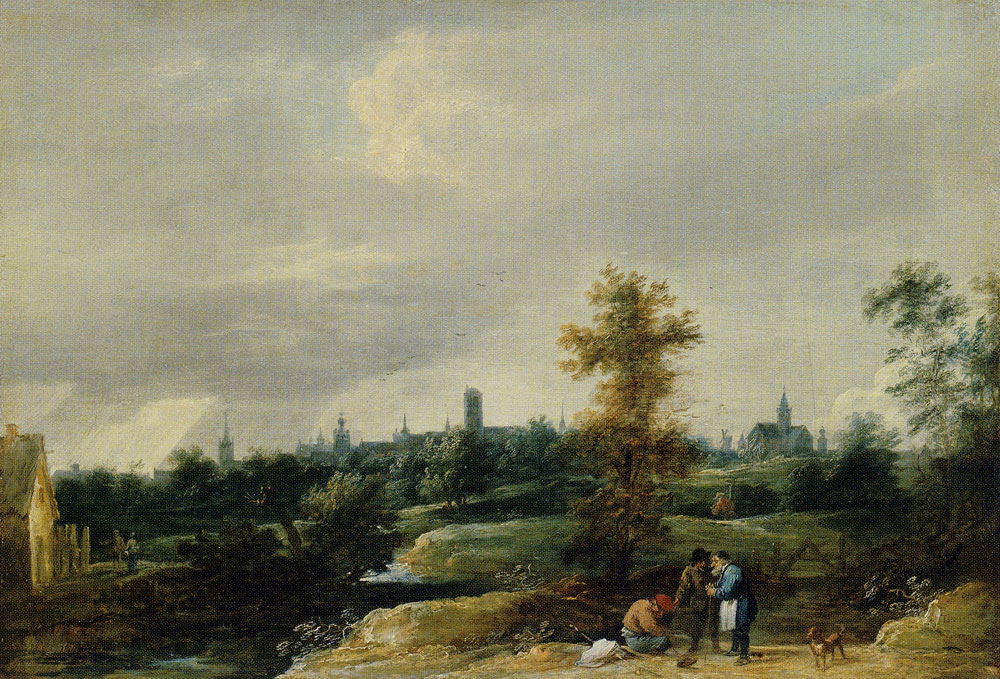 David Teniers the Younger - View of the Environs of Brussels