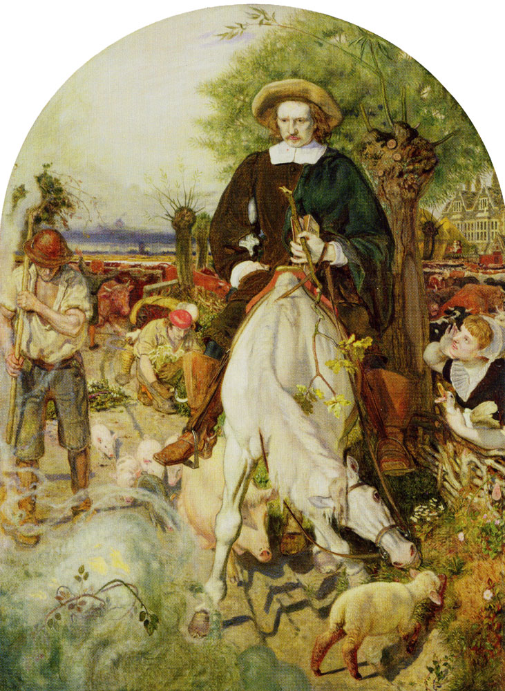 Ford Madox Brown - Cromwell on his Farm, St Ives