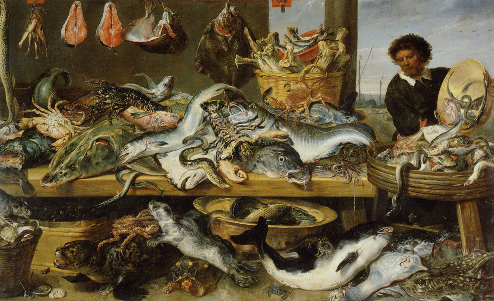 Frans Snyders and Cornelis de Vos - Fish Market