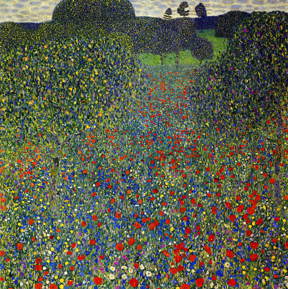 Gustav Klimt - Poppy Field