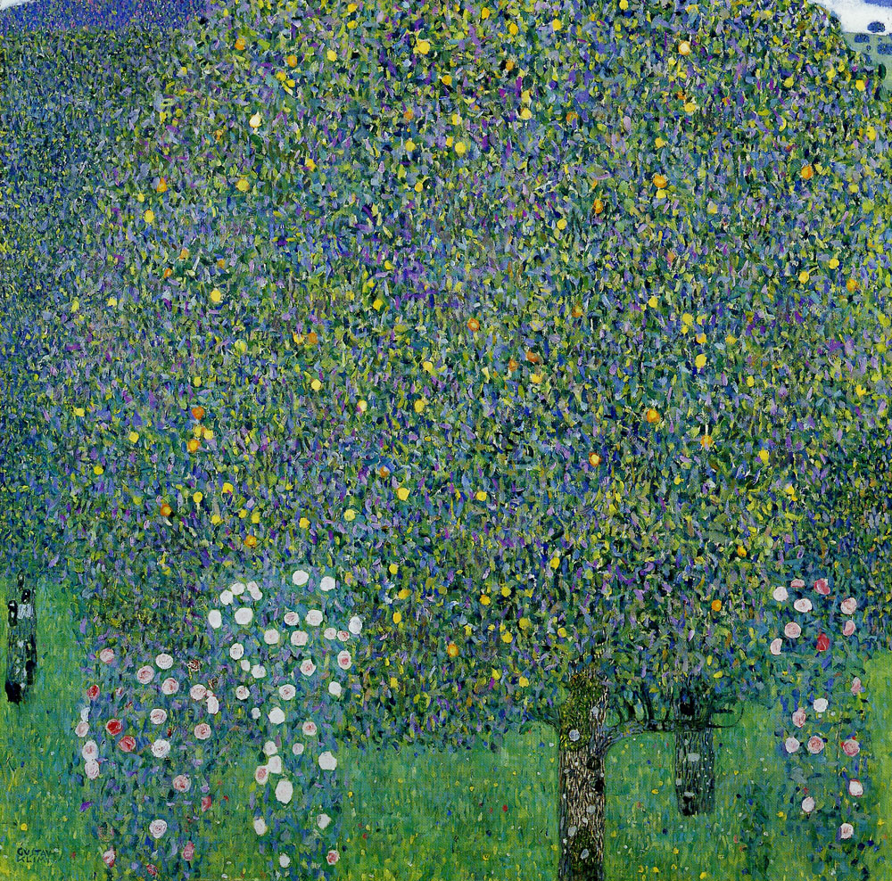 Gustav Klimt - Roses under Trees