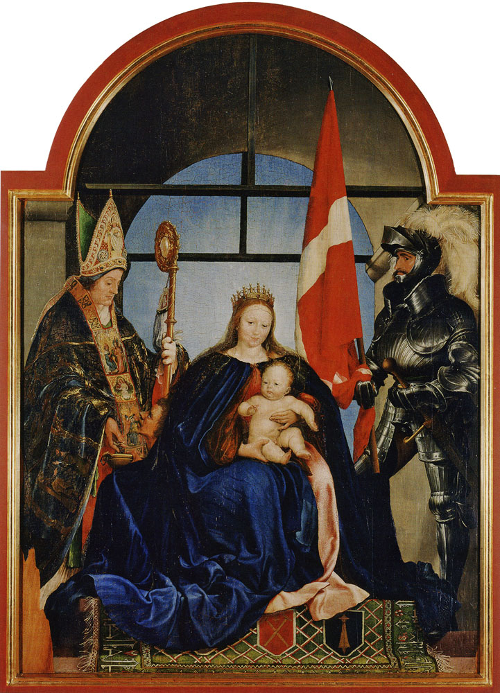 Hans Holbein the Younger - Solothurn Madonna