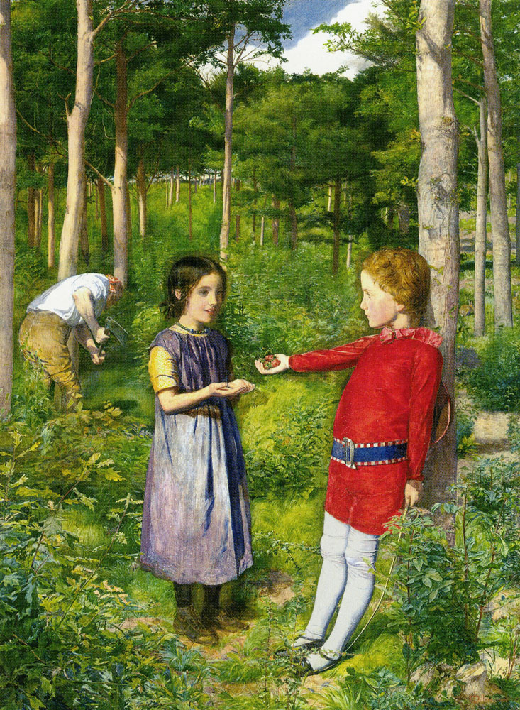 John Everett Millais - The Woodman's Daughter