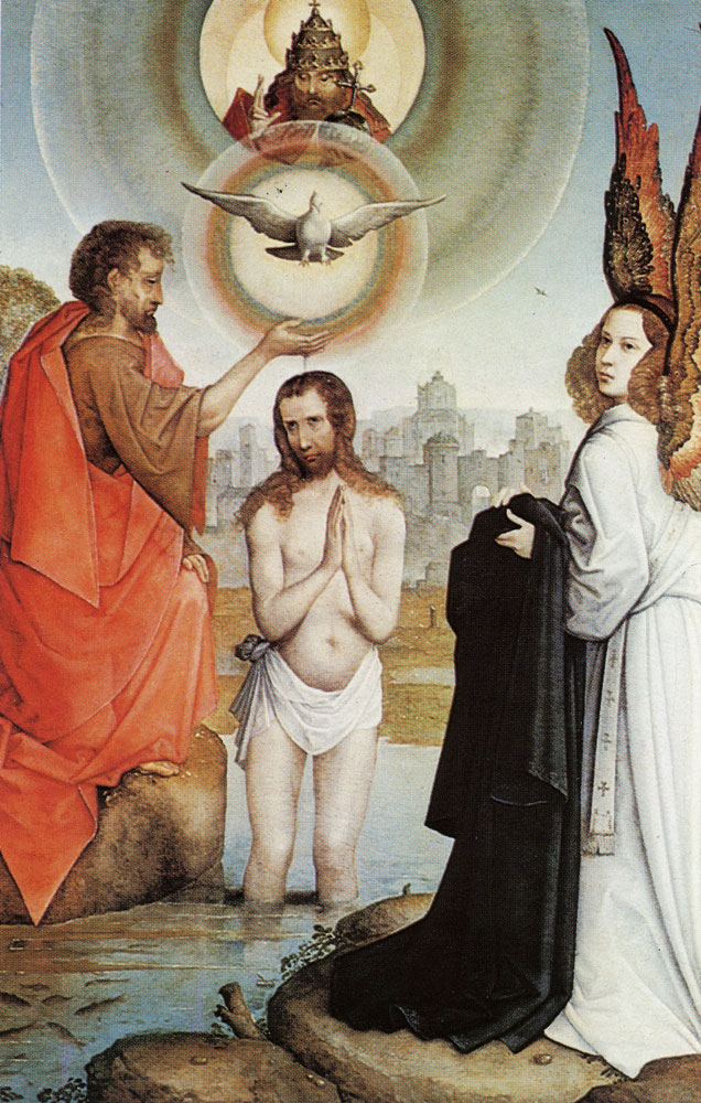 Juan de Flandes - The Baptism of Christ