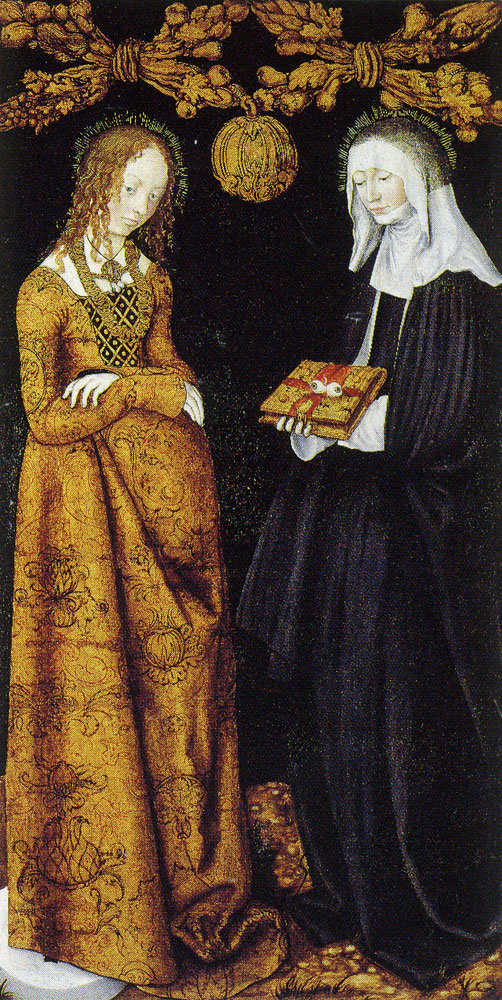 Lucas Cranach the Elder - Saints Christina and Ottilia
